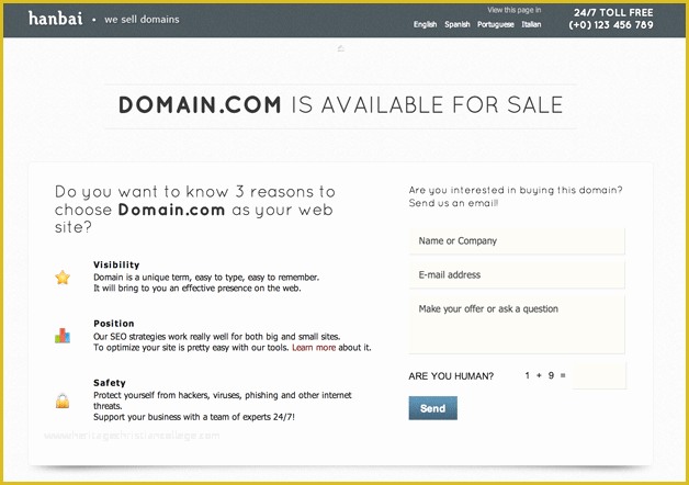 Free Domain for Sale Landing Page Template Of Domain for Sale Landing Pages