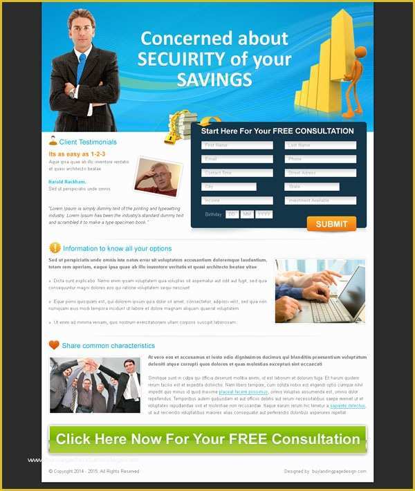 Free Domain for Sale Landing Page Template Of Insurance Free Consultation Lp Sale 51