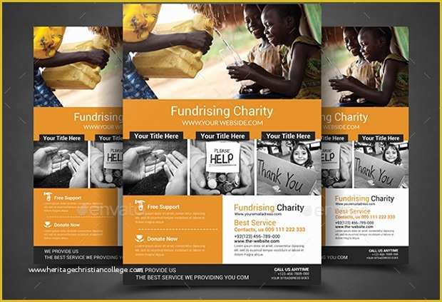 Free Donation Flyer Template Of 27 Fundraising Flyer Templates Printable Psd Ai