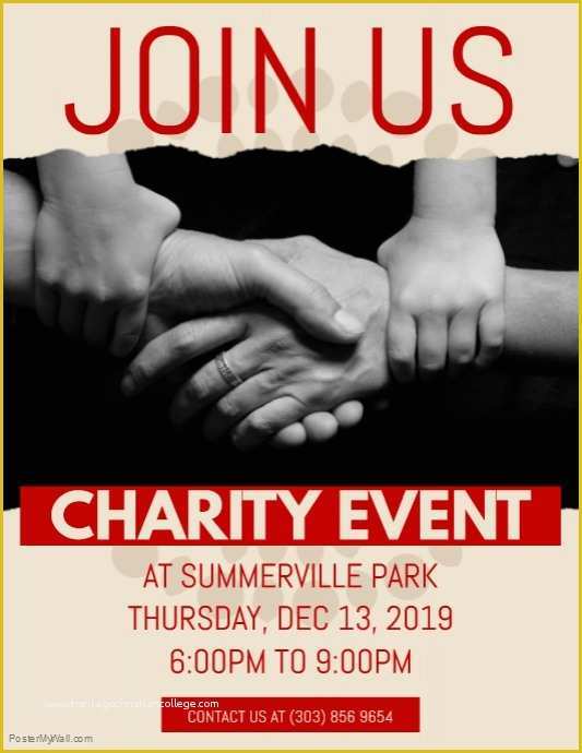 Free Donation Flyer Template Of Charity event Flyer Template