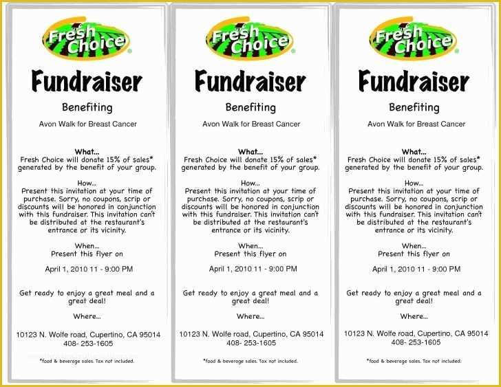 Free Donation Flyer Template Of Free Fundraising Flyer Templates Picture – 7 Fundraiser