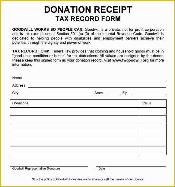 Free Donation Request form Template Of 10 Donation Receipt Templates – Free Samples Examples