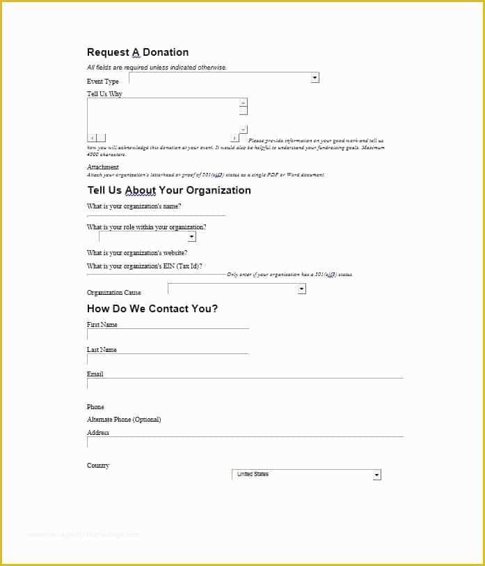 Free Donation Request form Template Of 43 Free Donation Request Letters & forms Template Lab