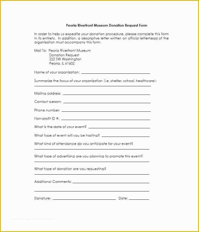 Free Donation Request form Template Of 43 Free Donation Request Letters & forms Template Lab