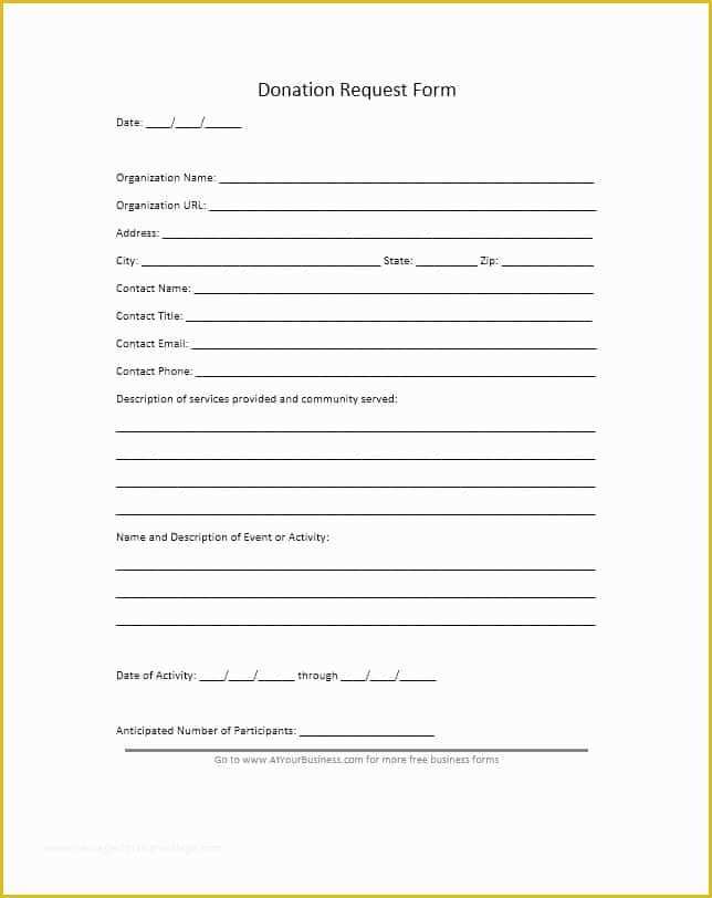 Free Donation Request form Template Of 43 Free Donation Request Letters & forms Template Lab