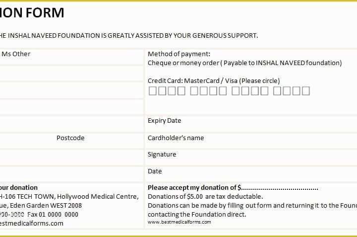 Free Donation Request form Template Of 6 Free Donation form Templates Excel Pdf formats