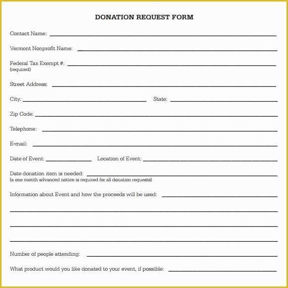 Free Donation Request form Template Of Donation Request form Template Example Resume Template