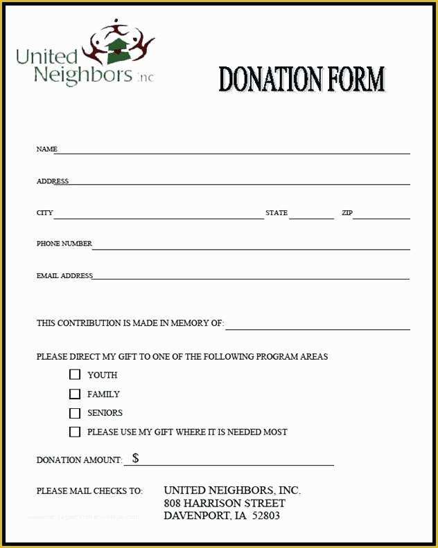 Free Donation Request form Template Of Printable Donation form Template Pledge Sheets for