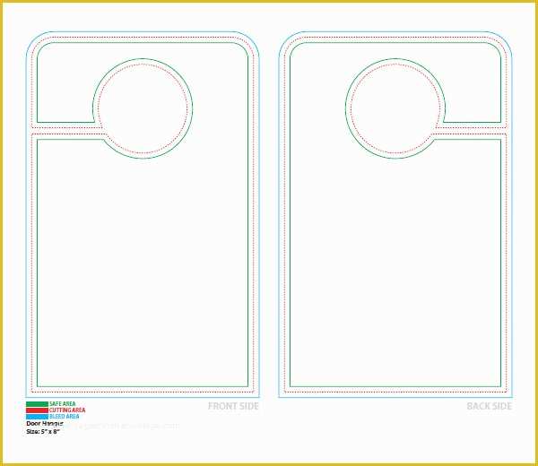 Free Door Hanger Template for Word Of 15 Door Hangers