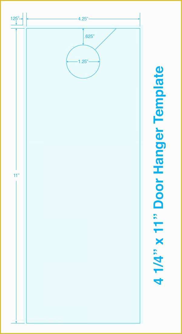 Free Door Hanger Template for Word Of 15 Door Hangers