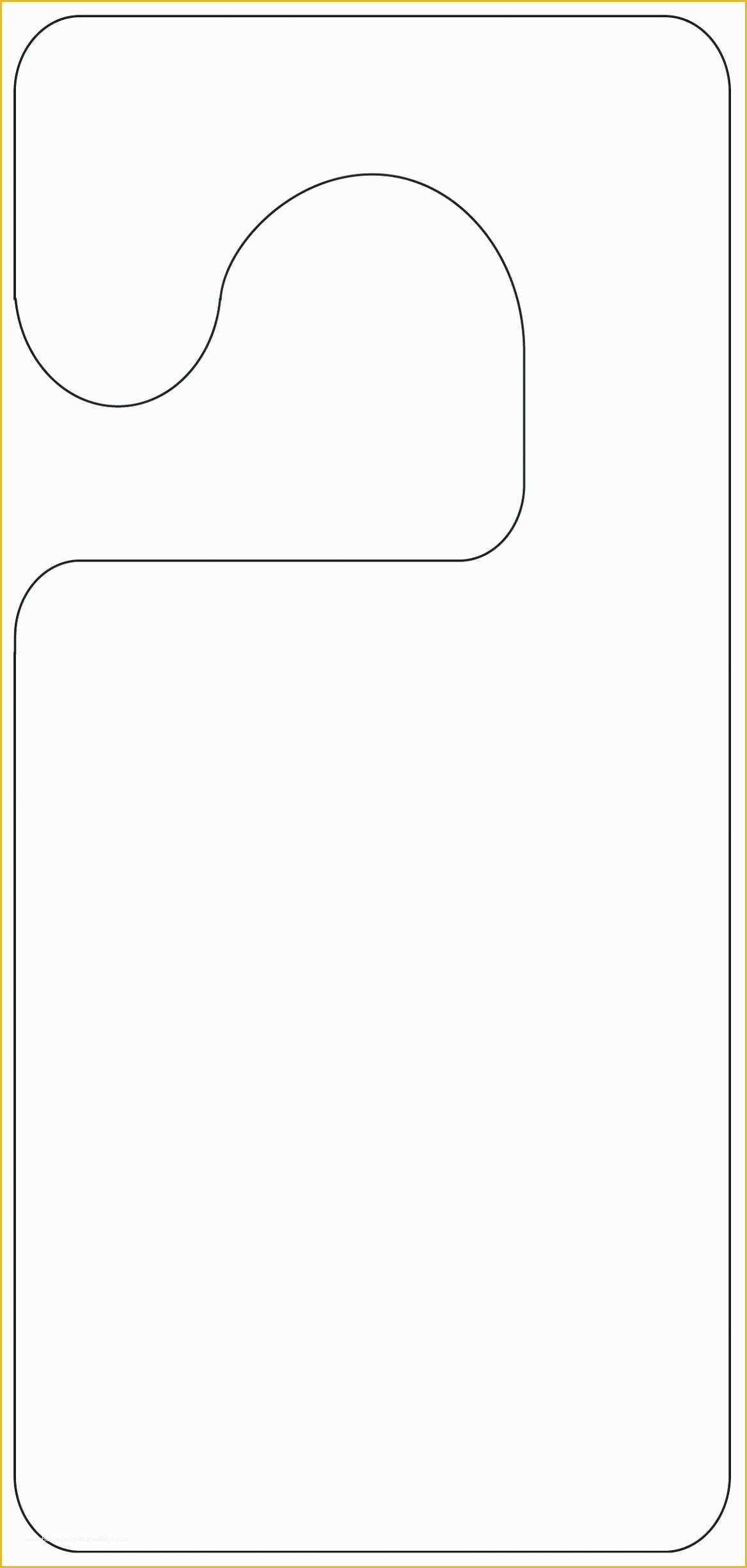 Free Door Hanger Template for Word Of 5 Blank Door Hanger Template for Word Uawrc