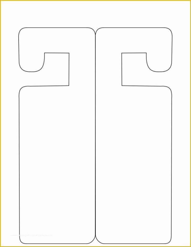 Free Door Hanger Template for Word Of Beautiful Door Hanger Template for Word