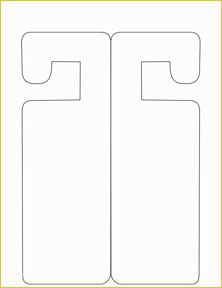 Free Door Hanger Template for Word Of Beautiful Door Hanger Template for Word