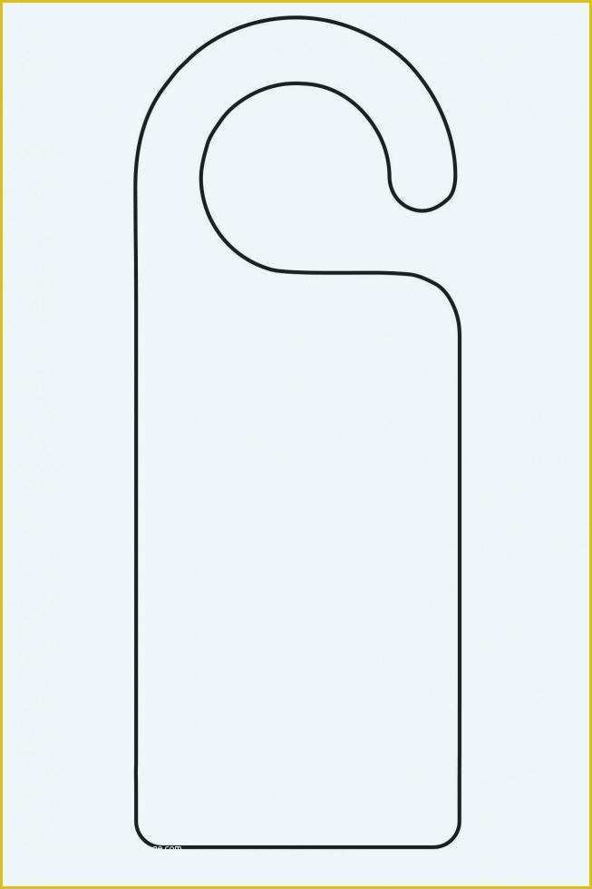 Free Door Hanger Template For Word Of Paper Door Hanger Template 