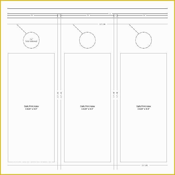 Free Door Hanger Template Illustrator Of Door Hanger Flyers Template Free Door Hanging Template