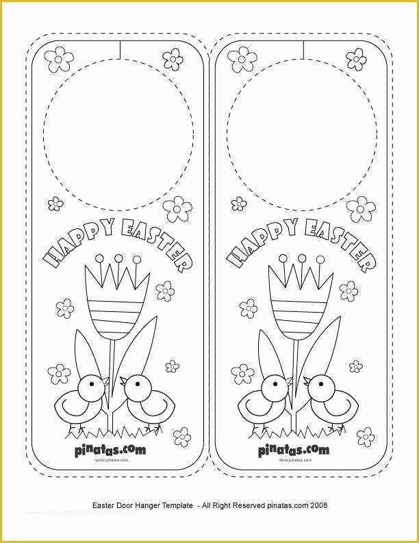 Free Door Hanger Template Illustrator Of Door Hanger Template Printable Editable Free Download