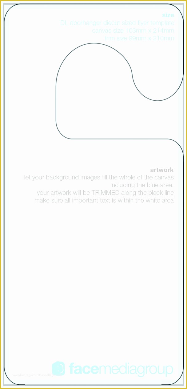 Free Door Hanger Template Of 9 Best Of Door Hanger Template Door Hanger