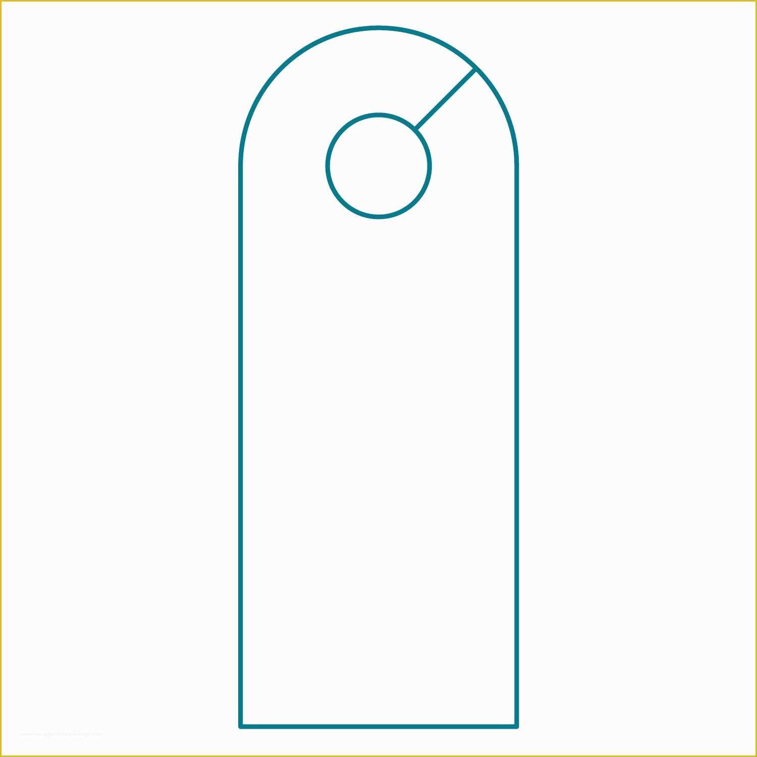 Free Door Hanger Template Of Door Hanger Template