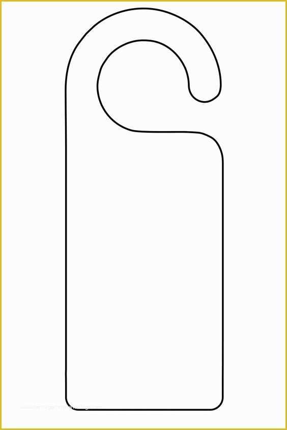 Free Door Hanger Template Of Pinterest • the World’s Catalog Of Ideas