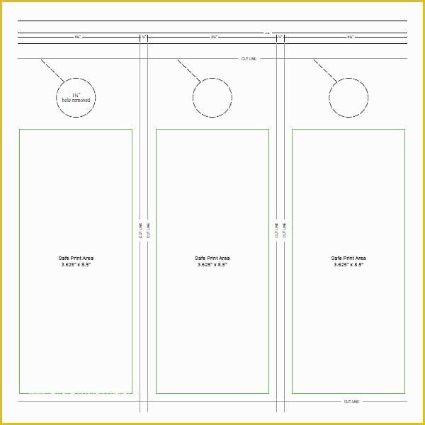 Free Door Hanger Template Publisher Of 15 Door Hangers