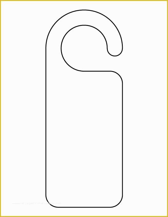 Free Door Hanger Template Publisher Of Door Hanger Template