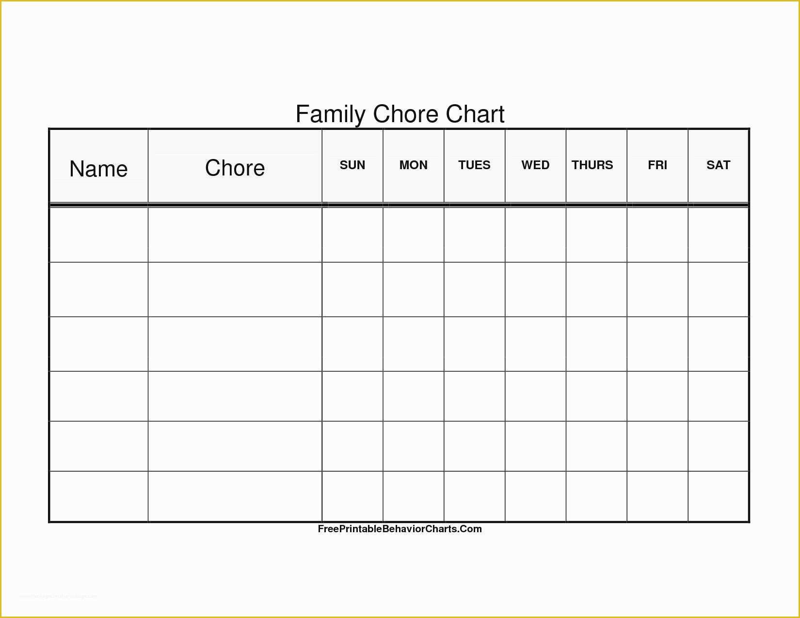Free Download Chart Templates Of Best Chore Chart Template Free Download