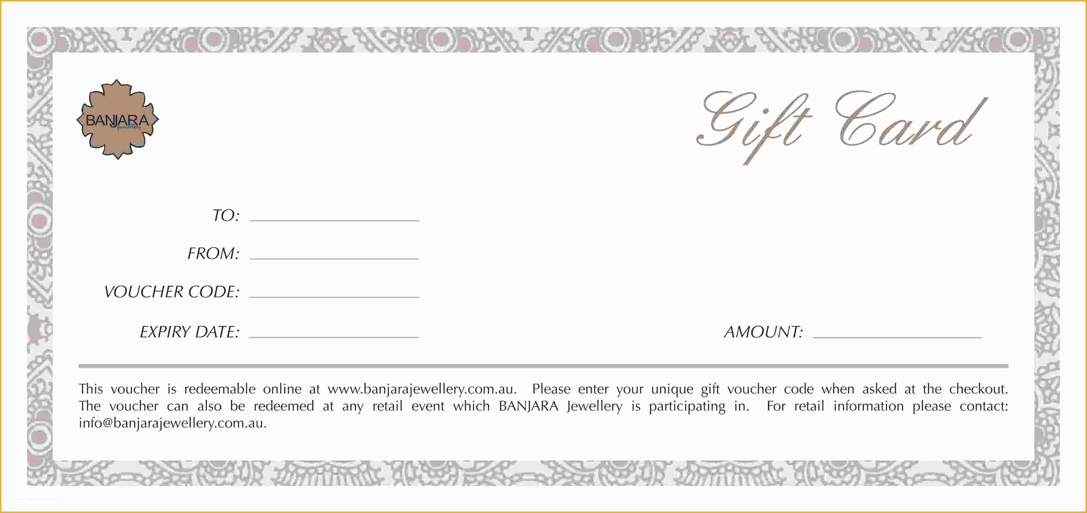 Free Download Gift Certificate Template for Mac Of 24 Exceptional Design Samples for Gift Vouchers Templates