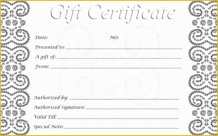 Free Download Gift Certificate Template for Mac Of Download Gift Certificate Template for Free Tidytemplates