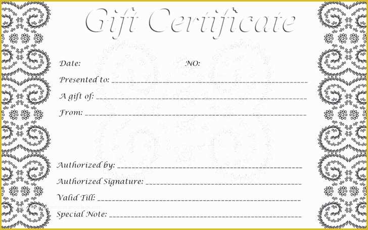 Free Download Gift Certificate Template for Mac Of Download Gift Certificate Template for Free Tidytemplates
