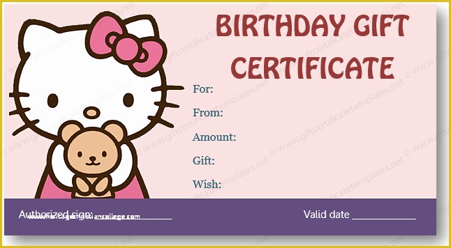 Free Download Gift Certificate Template for Mac Of Free Birthday Gift Certificate Template for Mac Gift Ftempo