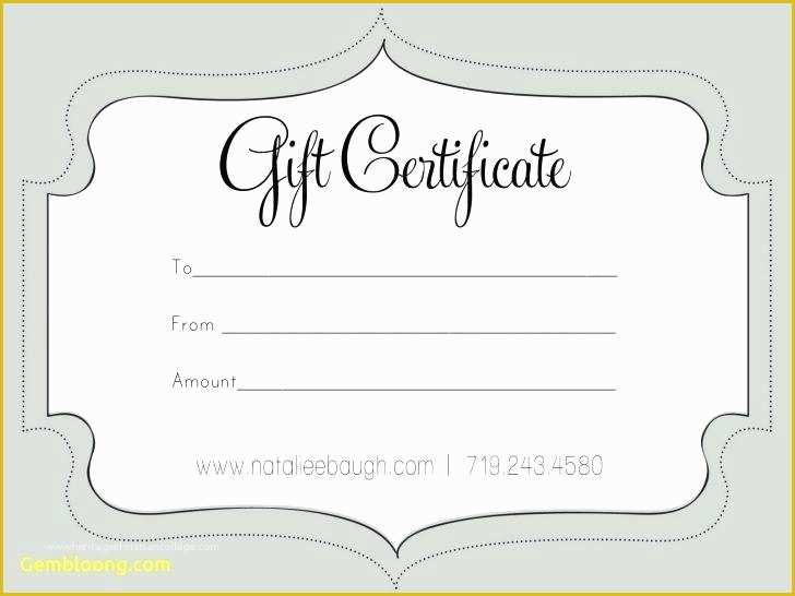 Free Download Gift Certificate Template for Mac Of Free Printable Gift Certificates for Birthday Blank