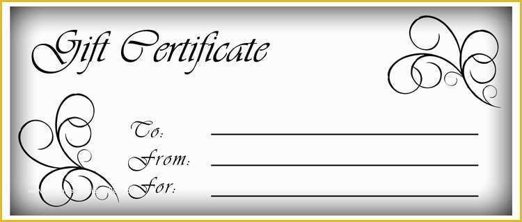 Free Download Gift Certificate Template for Mac Of Make Gift Certificates with Printable Homemade Gift