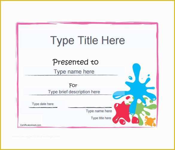 Free Download Gift Certificate Template Word Of Blank Gift Certificate Template – 13 Free Word Pdf