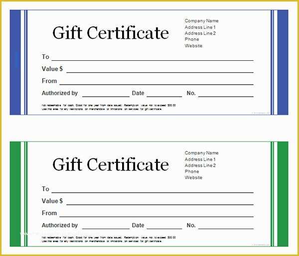 Free Download Gift Certificate Template Word Of Gift Certificate Template Word