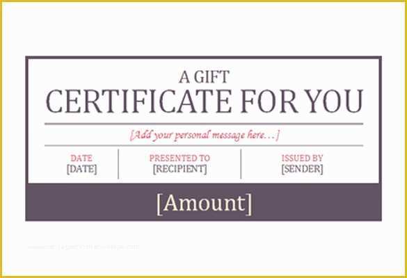 Free Download Gift Certificate Template Word Of Hotel Gift Certificate Templates 10 Free Word Pdf Psd