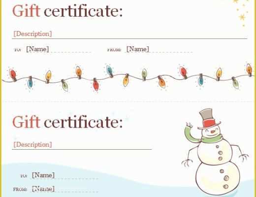Free Download Gift Certificate Template Word Of Word Certificate Template 49 Free Download Samples
