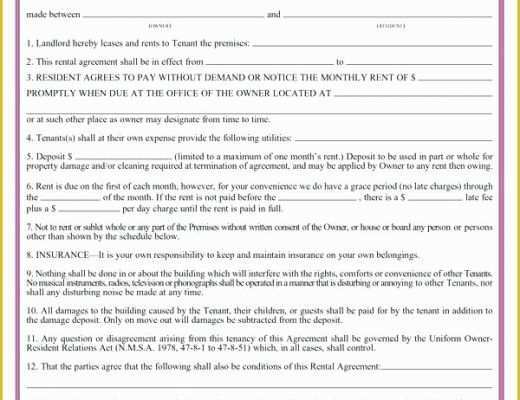 Free Download Rental Lease Agreement Templates Of House Rent Contract Template – Freewarearenafo