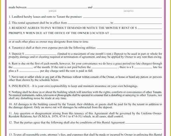 Free Download Rental Lease Agreement Templates Of House Rent Contract Template – Freewarearenafo