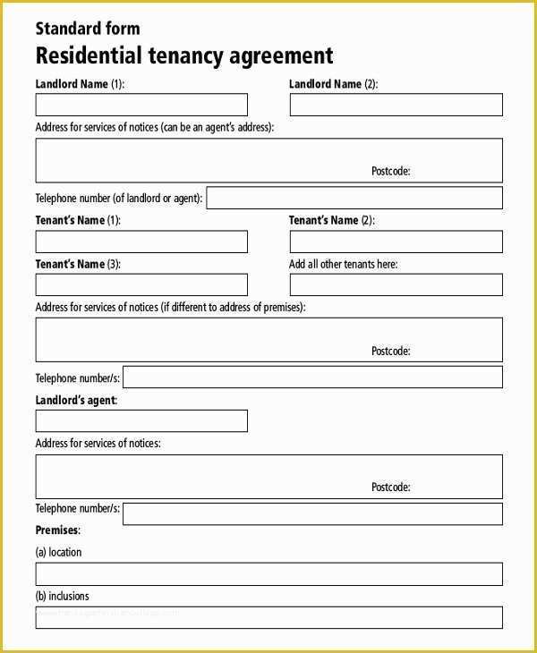Free Download Rental Lease Agreement Templates Of Residential Rental Agreement – 15 Free Word Pdf