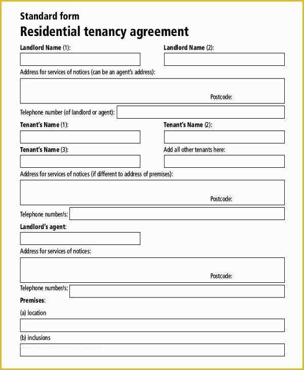 Free Download Rental Lease Agreement Templates Of Residential Rental Agreement – 15 Free Word Pdf
