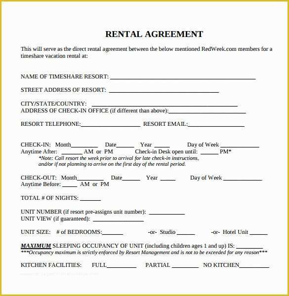 Free Printable Rental Lease Agreement Ontario