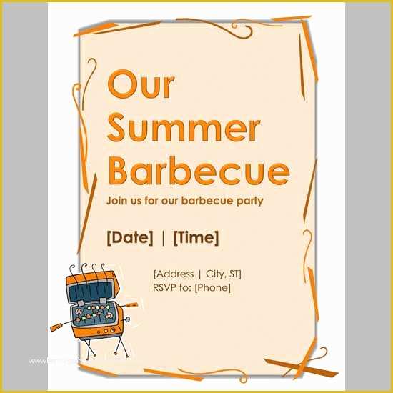 Free Downloadable Bbq Invitation Template Of 13 Free Sample Party Invitation Templates