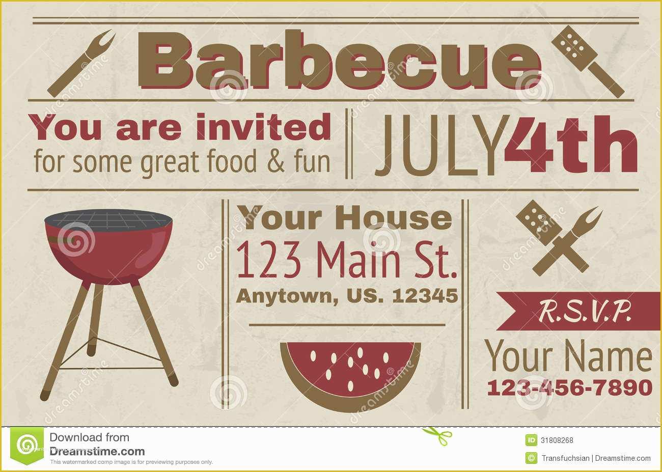 Free Downloadable Bbq Invitation Template Of 17 Summer Bbq Invitation Word Template Free