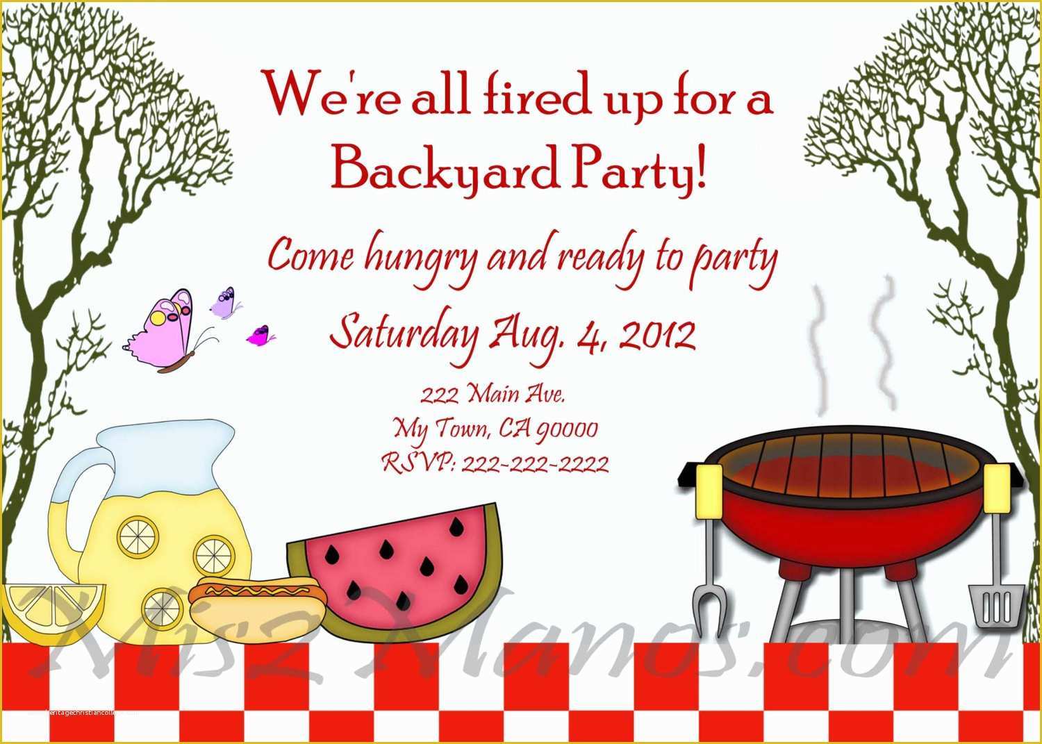 Free Downloadable Bbq Invitation Template Of 5 Best Of Bbq Invitations Free Printable Template