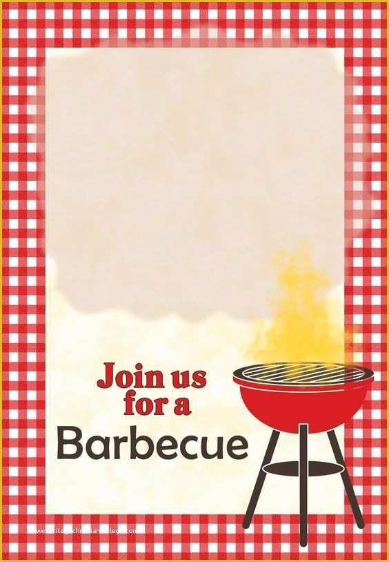 Free Downloadable Bbq Invitation Template Of A Barbecue Free Printable Party Invitation Template