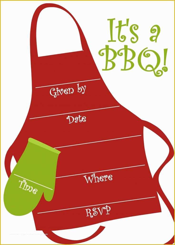 Free Downloadable Bbq Invitation Template Of Free Printable Bbq Party Invitations Templates Summer