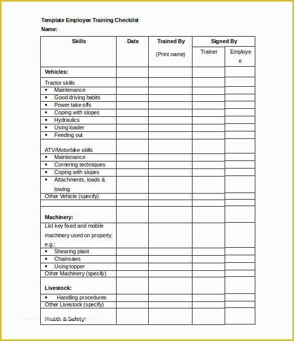 Free Downloadable Checklist Templates Of Checklist Template – 38 Free Word Excel Pdf Documents