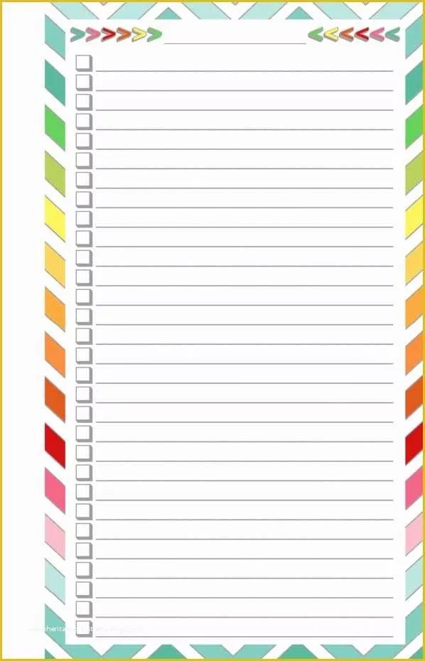 Free Downloadable Checklist Templates Of Free Printable Blank Checklist Half Page