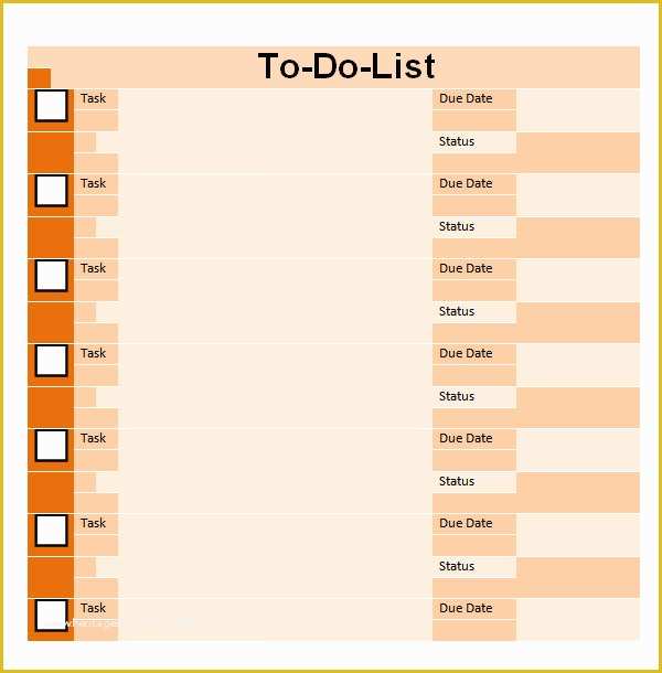 Free Downloadable Checklist Templates Of to Do List Template 16 Download Free Documents In Word