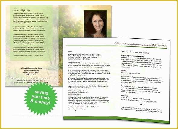 Free Downloadable Obituary Program Templates Of Free Funeral Program Template